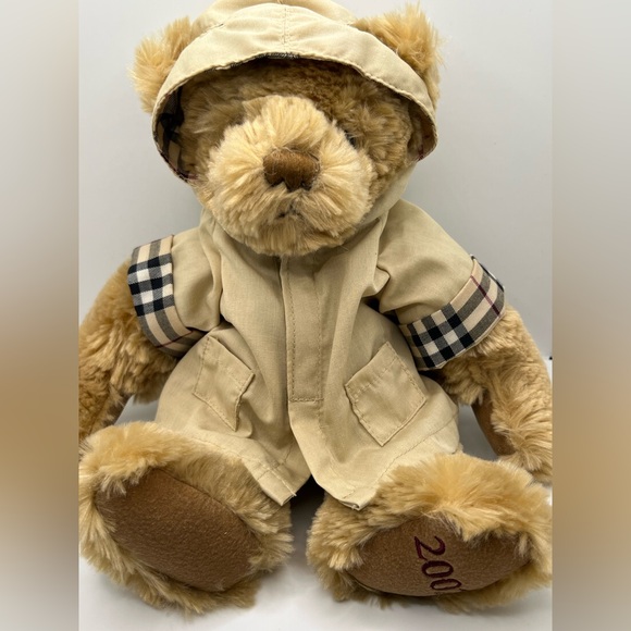 Burberry Fragrance Plush Teddy Bear w/Nova Check Rain...